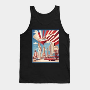 Las Vegas United States of America Tourism Vintage Poster Tank Top